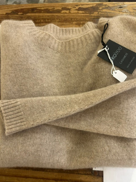 Ekotree - Cashmere fitted set in sleeve Sweater