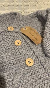 Hand Knitted Cardi Grey