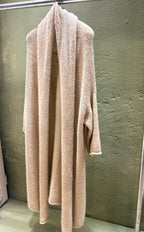 Long Shawl Cardi - Beige