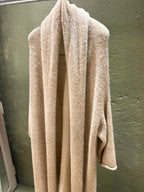 Long Shawl Cardi - Beige