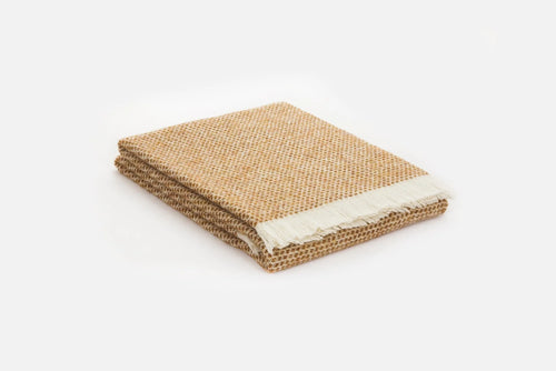 Kilkenny Irish Wool Throw Blanket Autumn