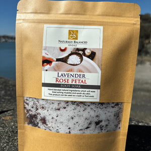 Lavendar & Rose Petal Foot Soak Salts