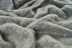 Clash Mohair Throw Blanket Olive