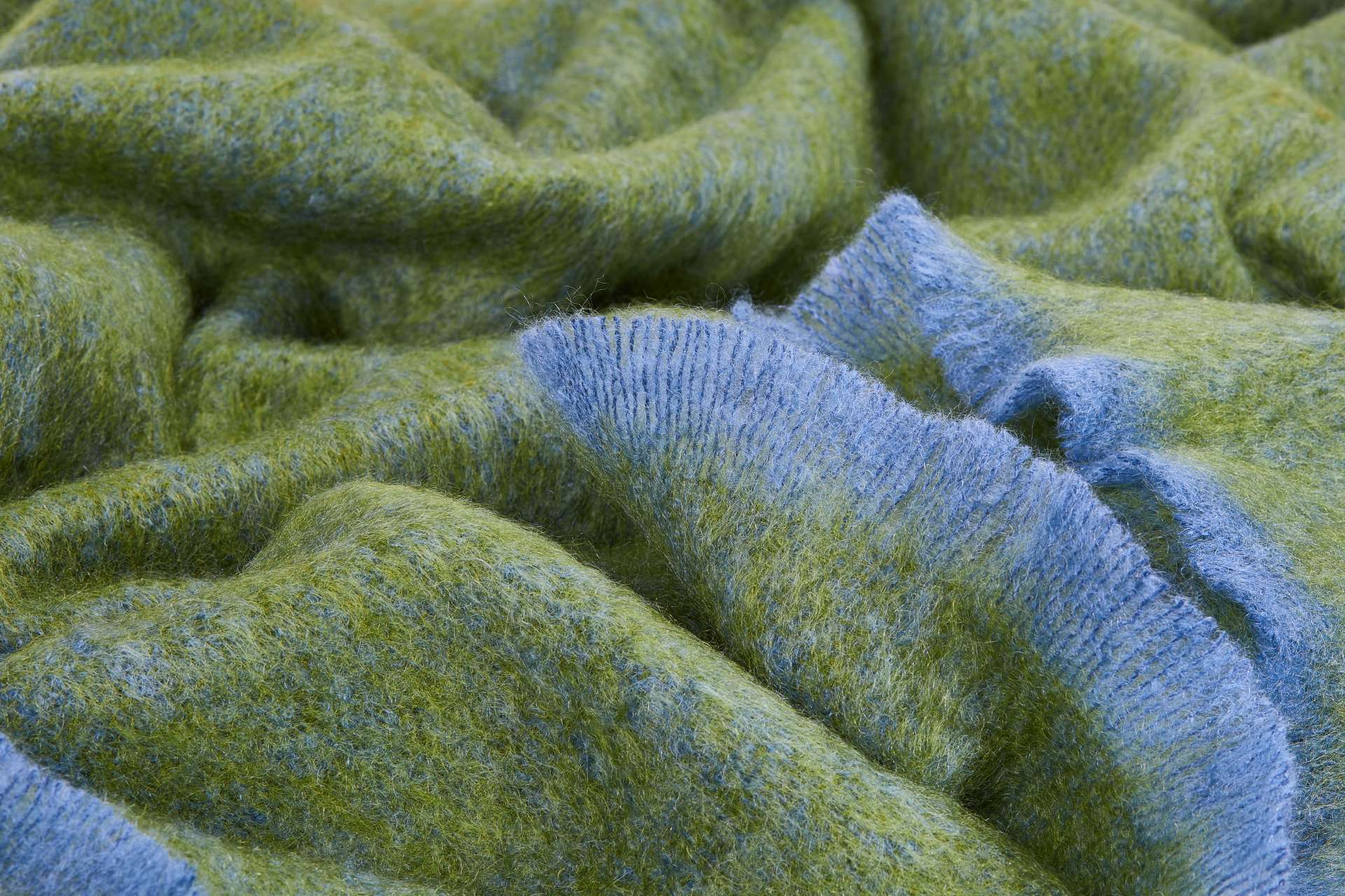 Clash Mohair Throw Blanket Rowan