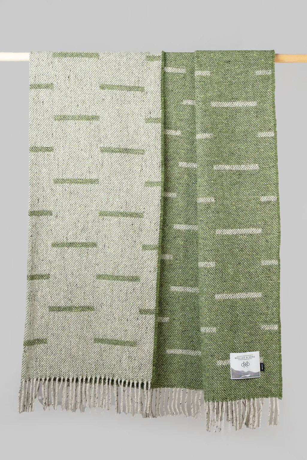 Molloy & Sons Maghera Throw - Moss