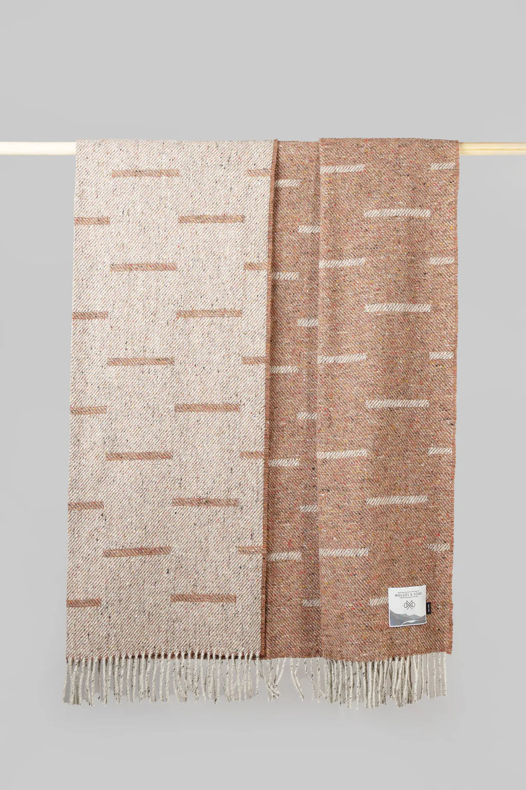 Molloy & Sons Maghera Throw - Rust