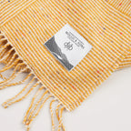 Molloy & Sons Basket Weave Throw - Yellow
