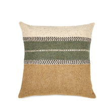 Load image into Gallery viewer, Herringbone Wool and Linen Pillow