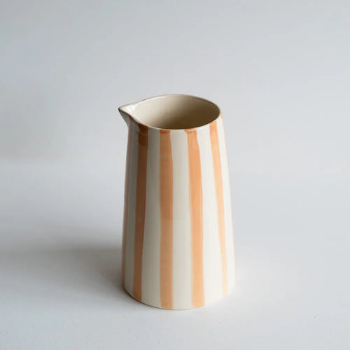 Large Jug Candy Stripe Peach