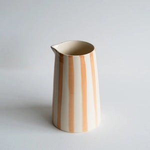 Large Jug Candy Stripe Peach