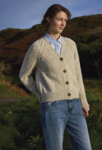 Fisherman Out oF Ireland Raglan Cardigan - Báinín