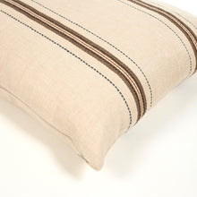 Load image into Gallery viewer, Linen Pillow with Small Stripe
