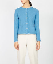 Load image into Gallery viewer, Womens Knitted Killiney Cardigan AZURE BLUE