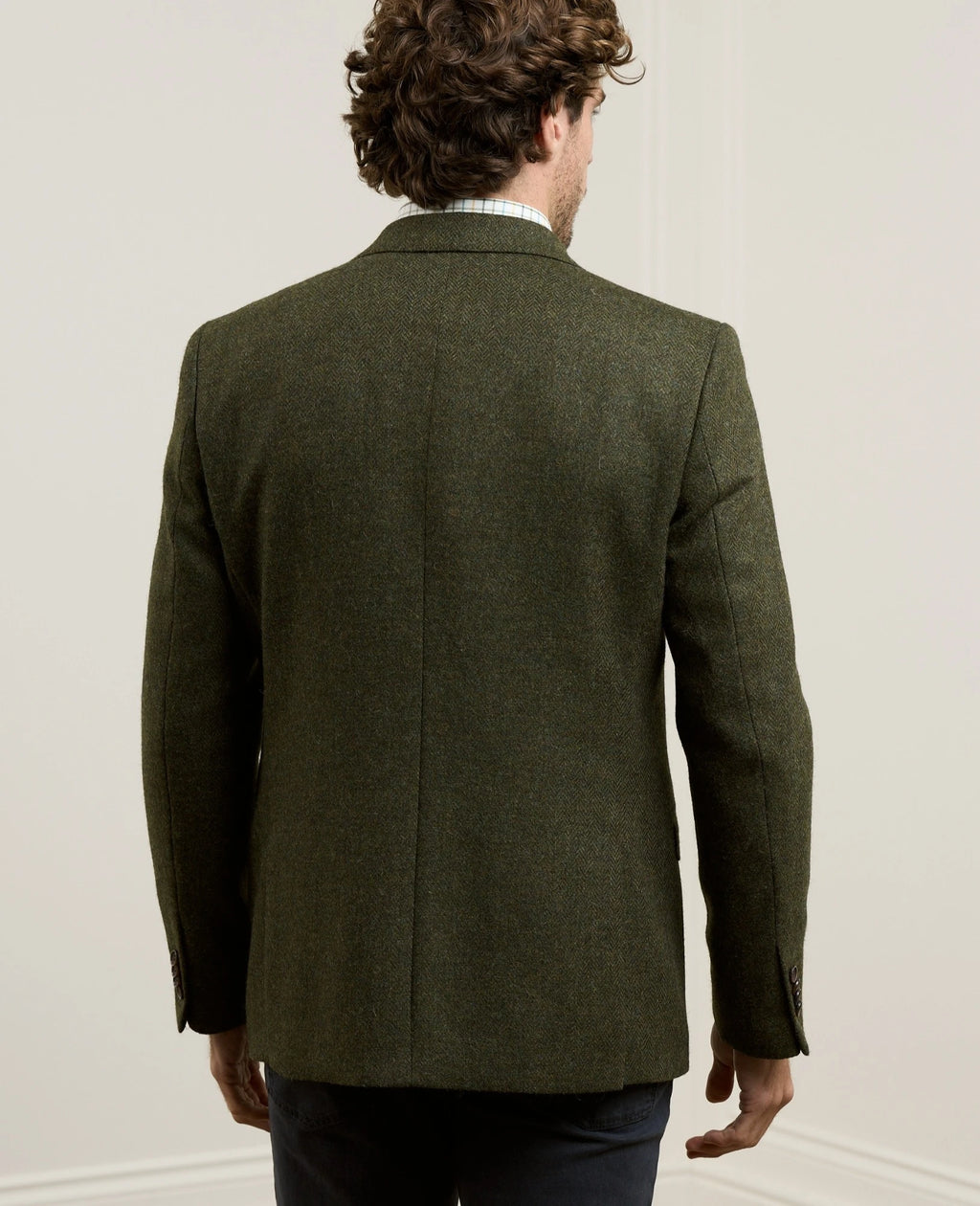 Ennis Tweed Blazer - Herringbone