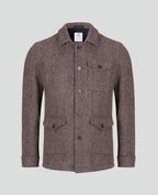 Magee Ballysadare Donegal Tweed Jacket - Navy & Oat Herringbone