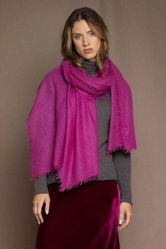Frankie Cashmere Wrap | Magenta