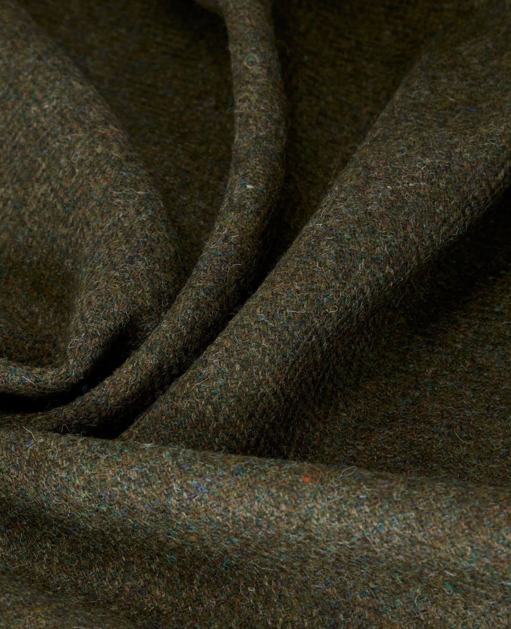 Cavan Tweed Gilet - Green Herringbone
