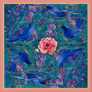 Silk Scarf "Greed"