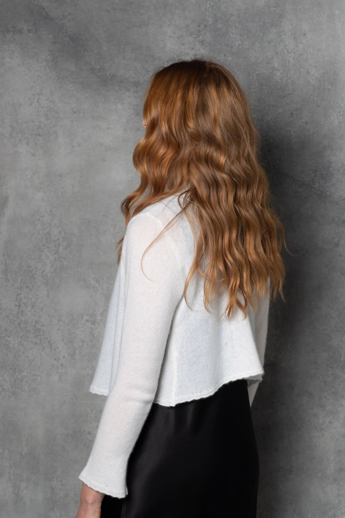 Elaine Madigan Lottie Cashmere Cardigan - Almost White
