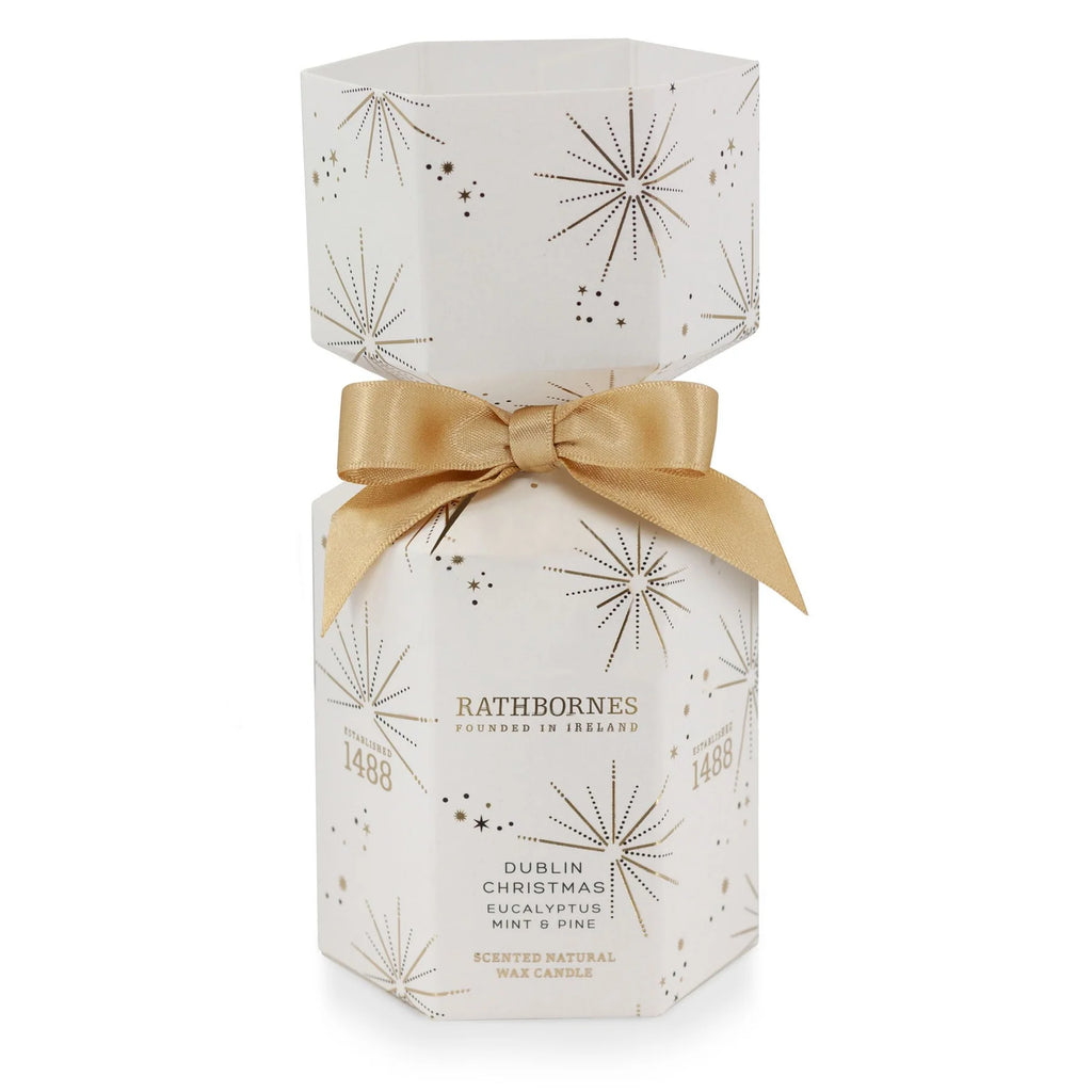 Rathbournes Christmas Cracker Scented Candle - Dublin Christmas