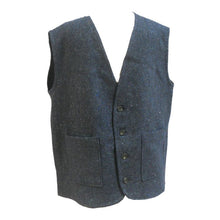 Load image into Gallery viewer, Tweed Waistcoat Blue Fleck