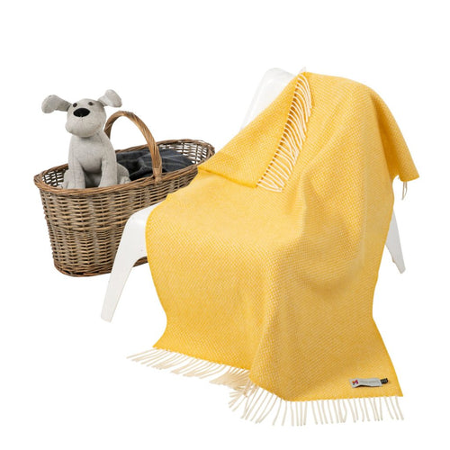 John Hanly Baby Blanket Yellow